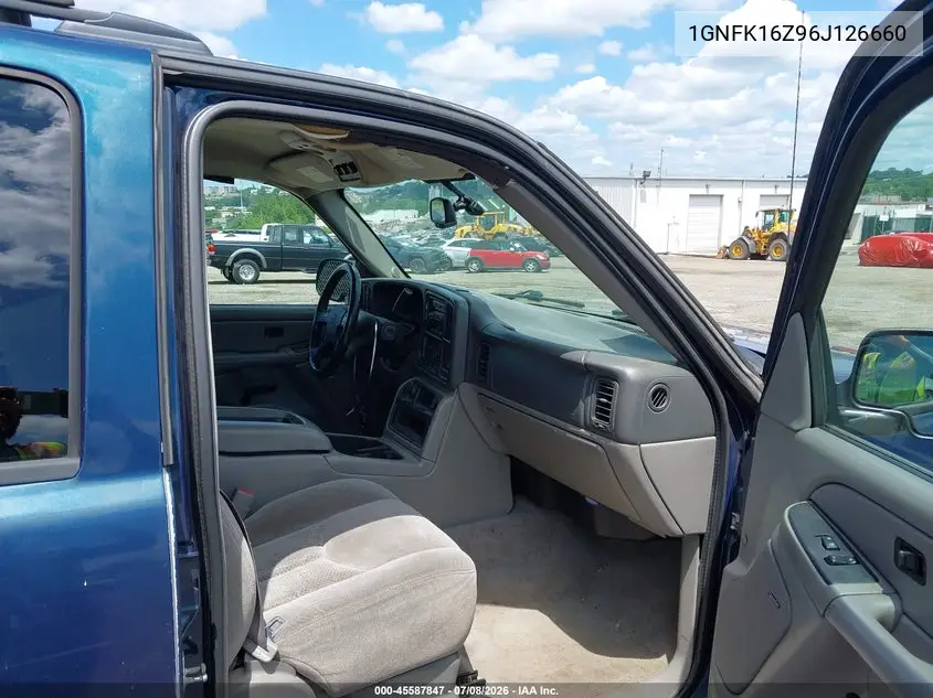 2006 Chevrolet Suburban 1500 Ls VIN: 1GNFK16Z96J126660 Lot: 45587847