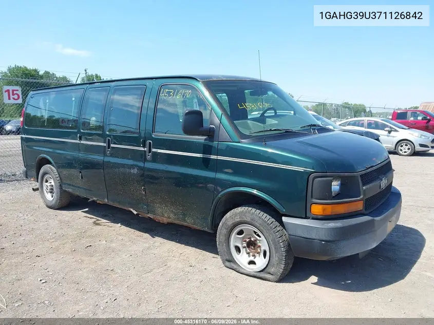 2007 Chevrolet Express Ls VIN: 1GAHG39U371126842 Lot: 45316170