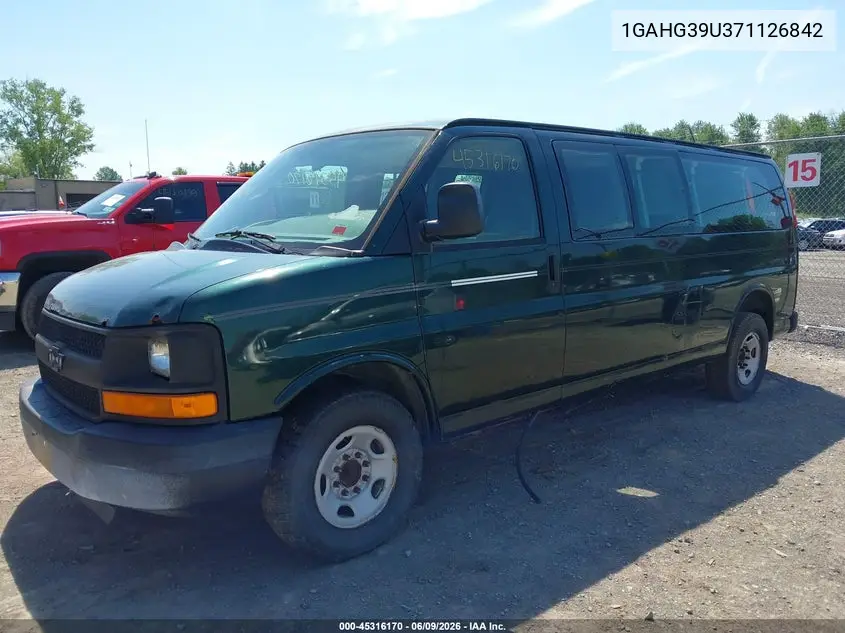 2007 Chevrolet Express Ls VIN: 1GAHG39U371126842 Lot: 45316170