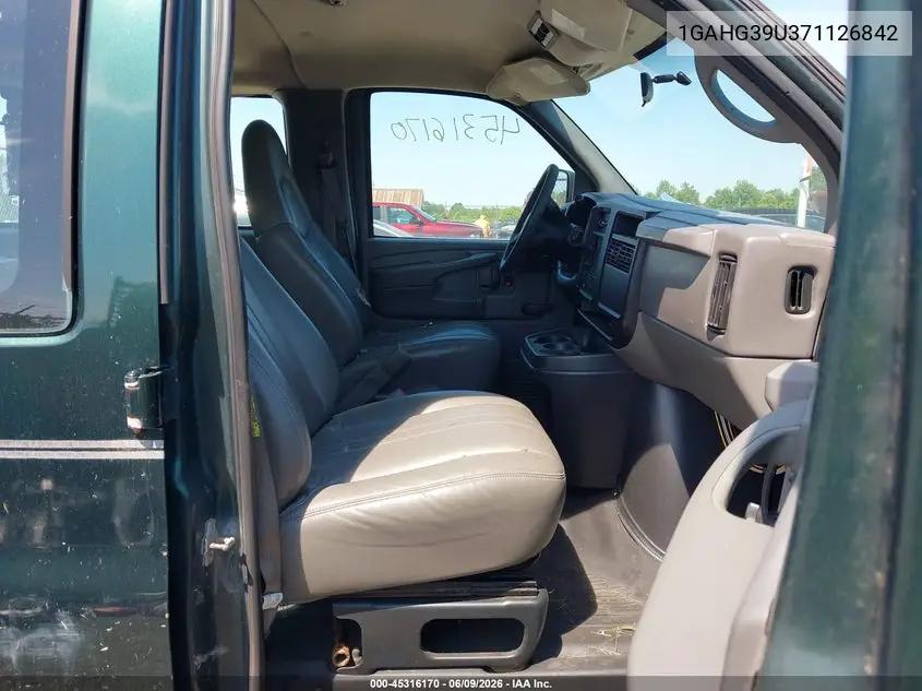 2007 Chevrolet Express Ls VIN: 1GAHG39U371126842 Lot: 45316170