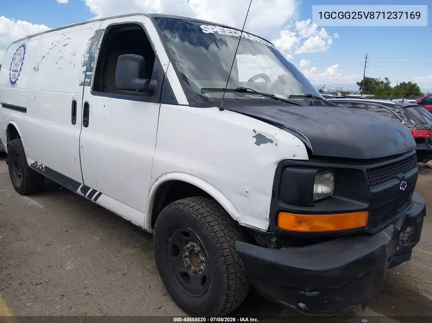 2007 Chevrolet Express Work Van VIN: 1GCGG25V871237169 Lot: 45555020