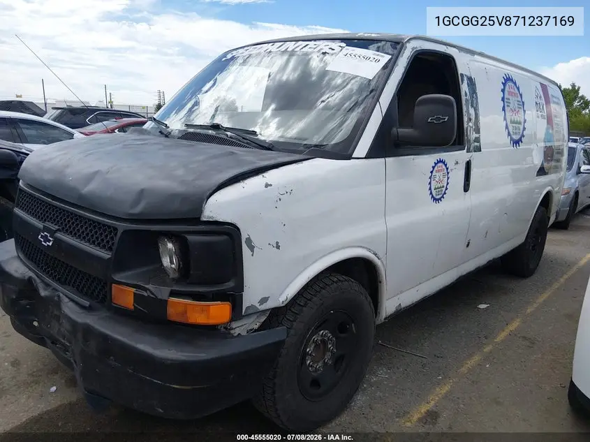 2007 Chevrolet Express Work Van VIN: 1GCGG25V871237169 Lot: 45555020