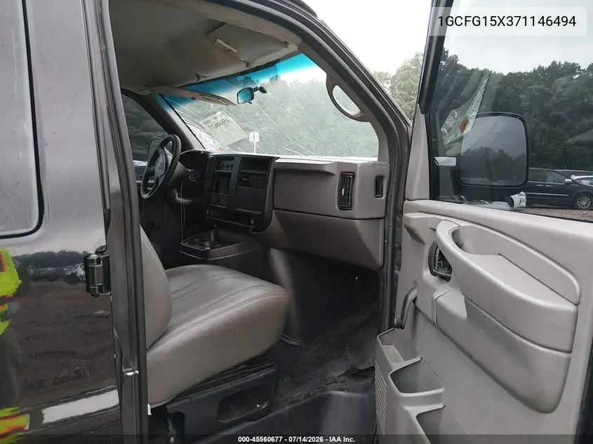 2007 Chevrolet Express Work Van VIN: 1GCFG15X371146494 Lot: 45560677