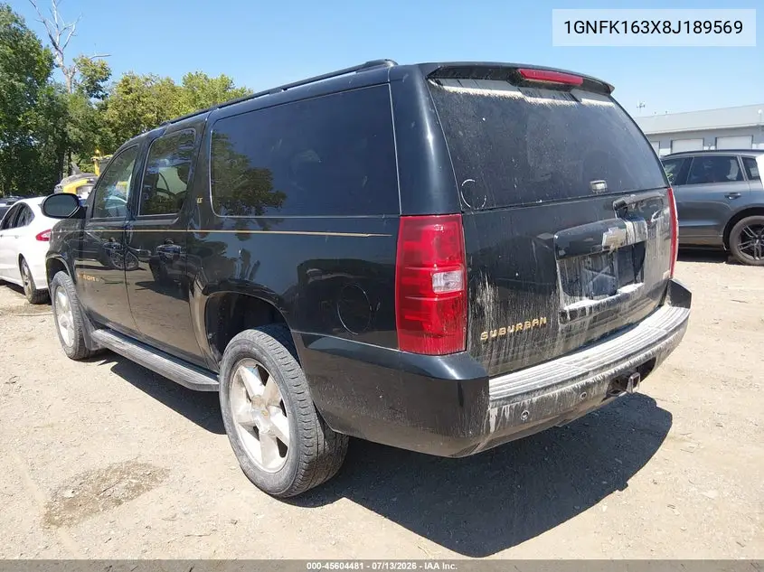 2008 Chevrolet Suburban 1500 Lt VIN: 1GNFK163X8J189569 Lot: 45604481