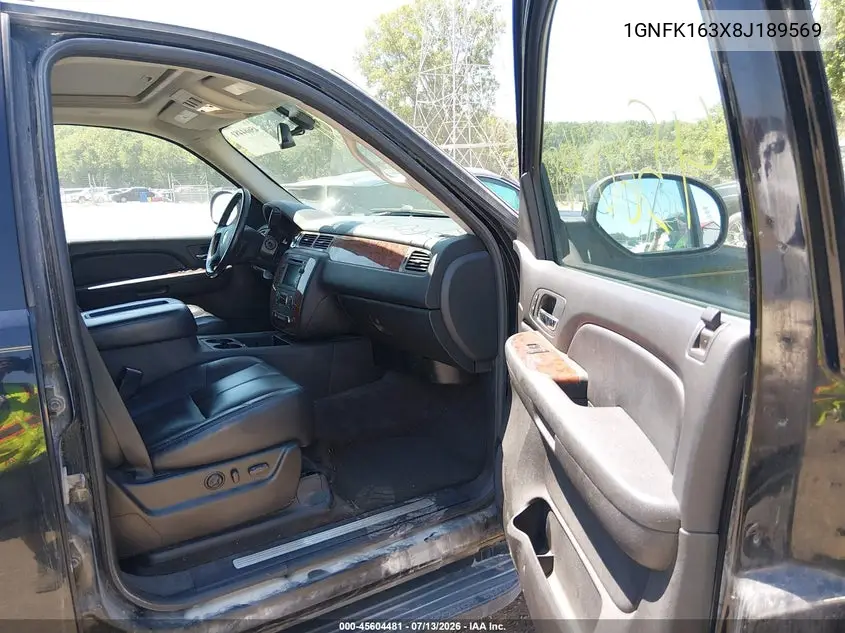 2008 Chevrolet Suburban 1500 Lt VIN: 1GNFK163X8J189569 Lot: 45604481