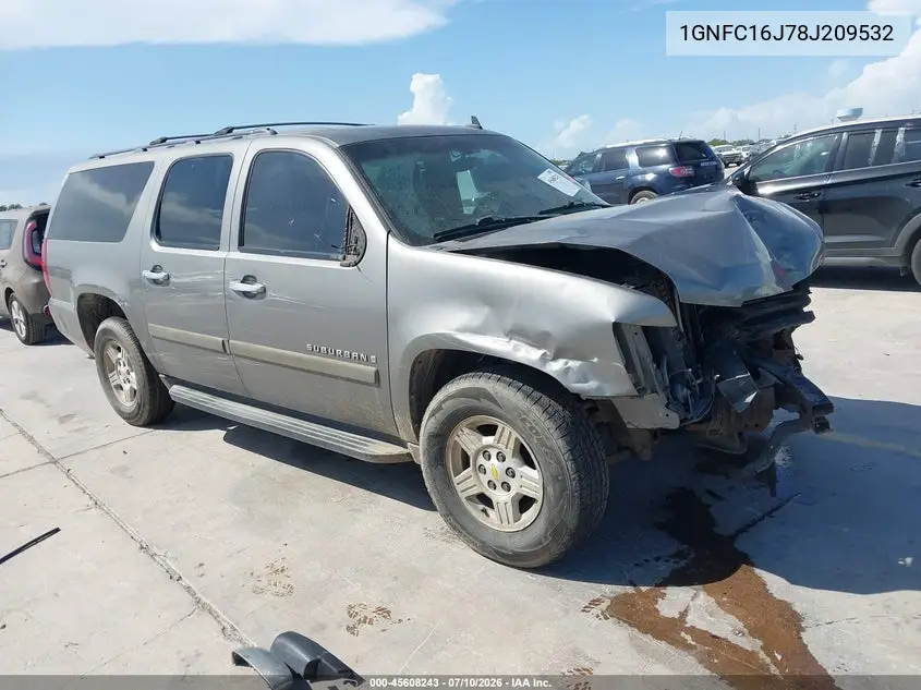 2008 Chevrolet Suburban 1500 Ls VIN: 1GNFC16J78J209532 Lot: 45608243