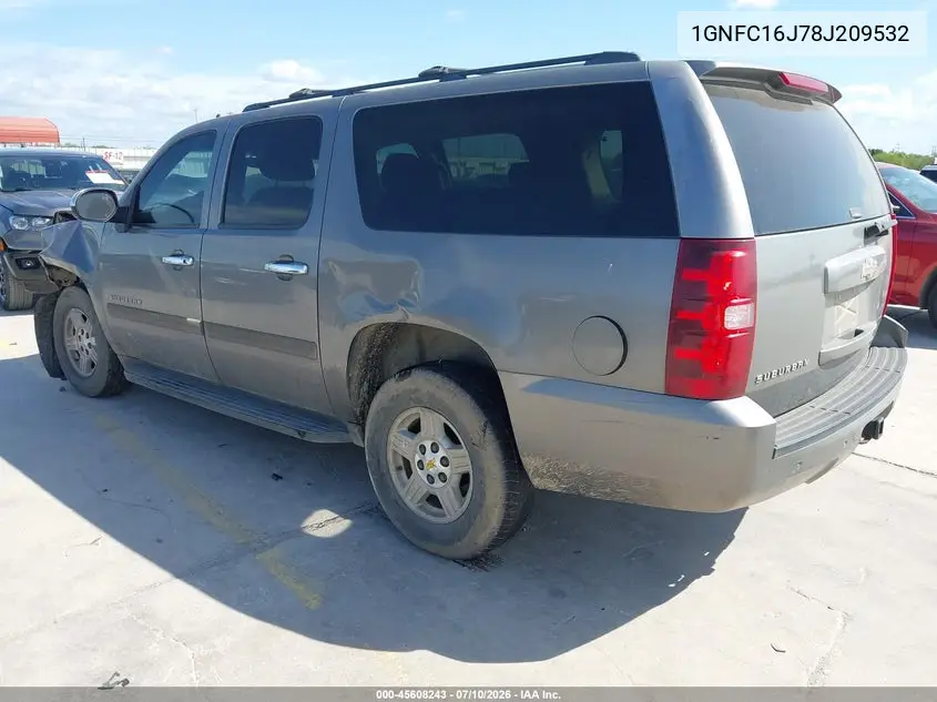 2008 Chevrolet Suburban 1500 Ls VIN: 1GNFC16J78J209532 Lot: 45608243