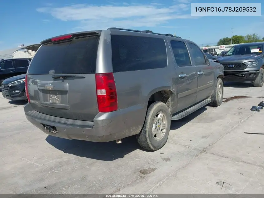 2008 Chevrolet Suburban 1500 Ls VIN: 1GNFC16J78J209532 Lot: 45608243