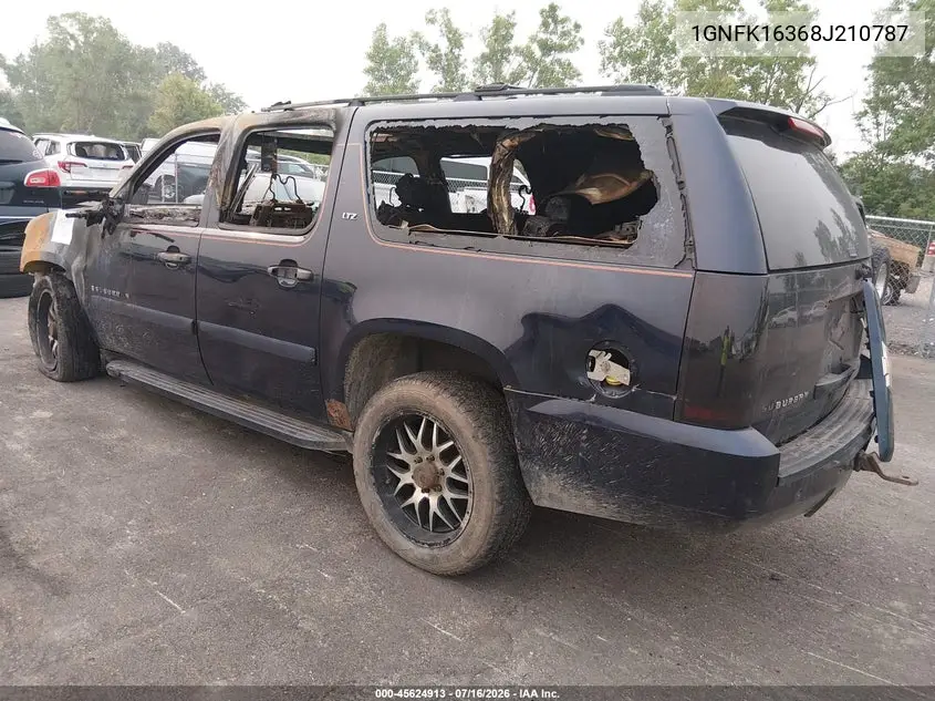 2008 Chevrolet Suburban 1500 Ltz VIN: 1GNFK16368J210787 Lot: 45624913