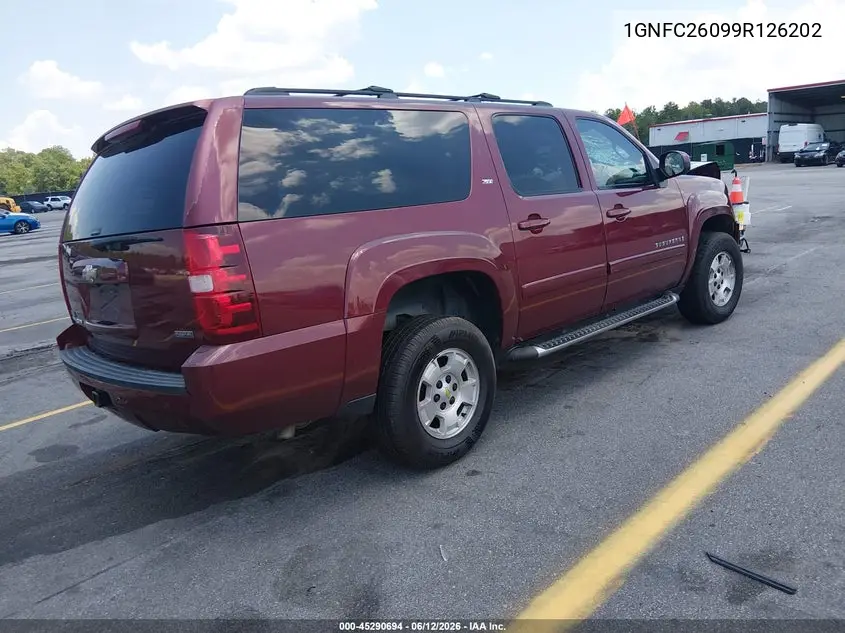 2009 Chevrolet Suburban 1500 Lt2 VIN: 1GNFC26099R126202 Lot: 45290694