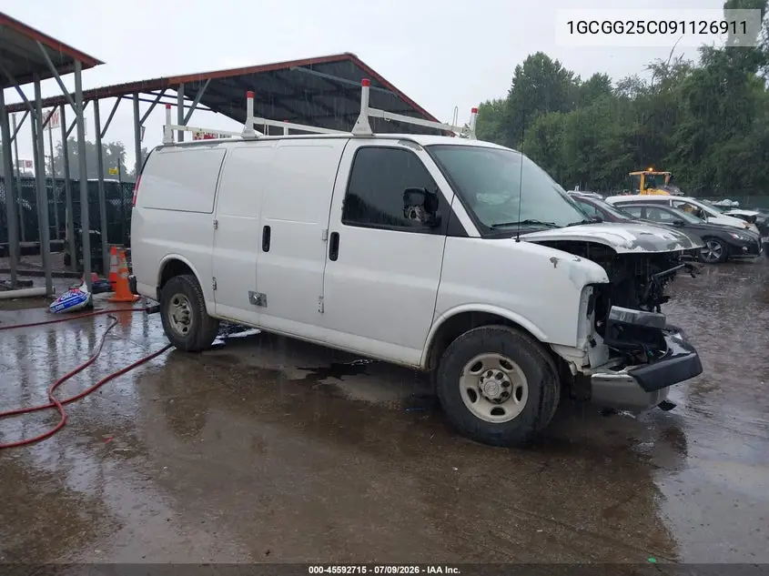 2009 Chevrolet Express Work Van VIN: 1GCGG25C091126911 Lot: 45592715