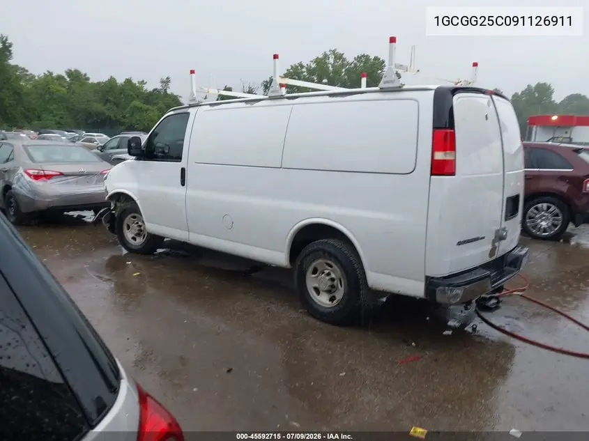 2009 Chevrolet Express Work Van VIN: 1GCGG25C091126911 Lot: 45592715
