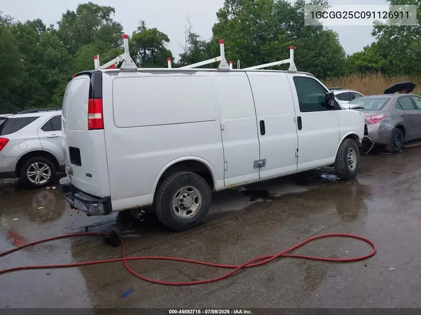 2009 Chevrolet Express Work Van VIN: 1GCGG25C091126911 Lot: 45592715
