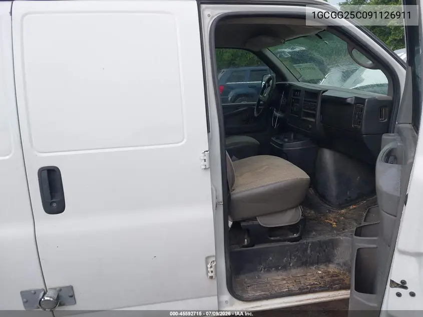 2009 Chevrolet Express Work Van VIN: 1GCGG25C091126911 Lot: 45592715
