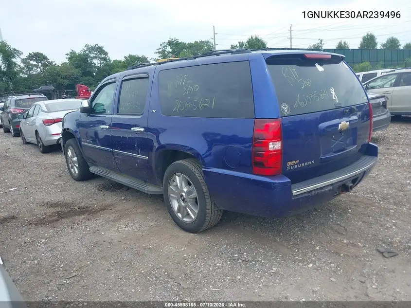 2010 Chevrolet Suburban 1500 Ltz VIN: 1GNUKKE30AR239496 Lot: 45598165