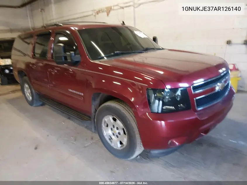 2010 Chevrolet Suburban 1500 Lt1 VIN: 1GNUKJE37AR126140 Lot: 45634977
