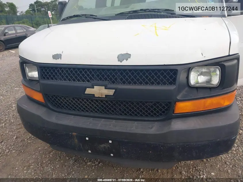 2011 Chevrolet Express 2500 Work Van VIN: 1GCWGFCA0B1127244 Lot: 45569731