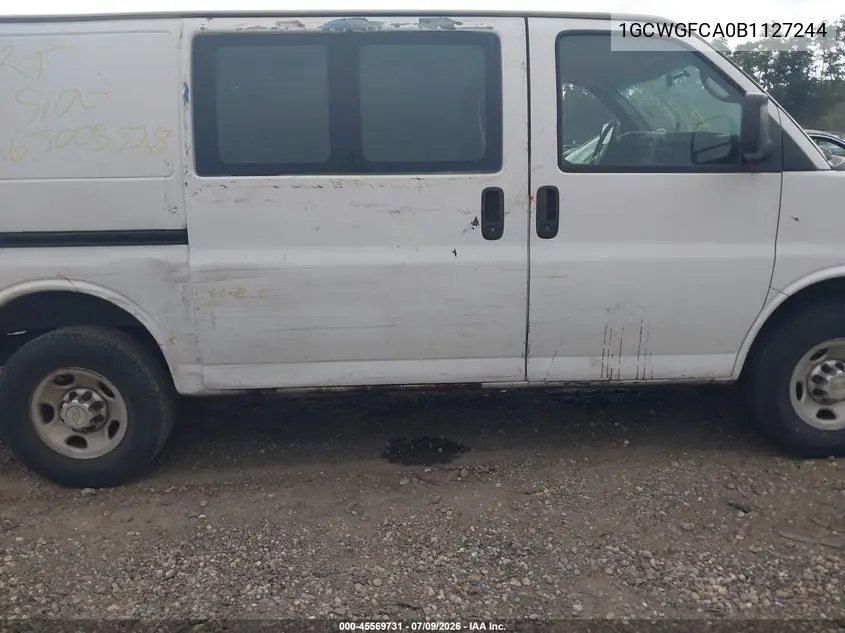 2011 Chevrolet Express 2500 Work Van VIN: 1GCWGFCA0B1127244 Lot: 45569731