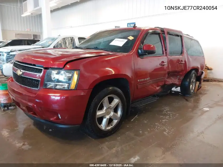 1GNSKJE77CR240054 2012 Chevrolet Suburban 1500 Lt