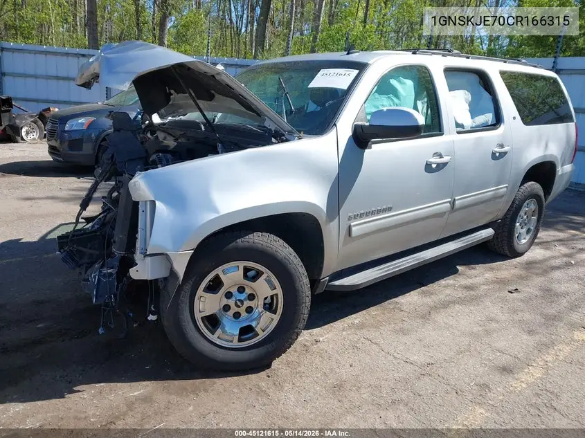 1GNSKJE70CR166315 2012 Chevrolet Suburban 1500 Lt