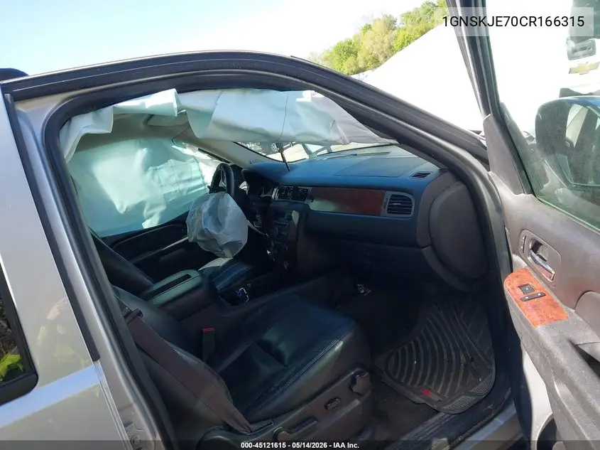 1GNSKJE70CR166315 2012 Chevrolet Suburban 1500 Lt