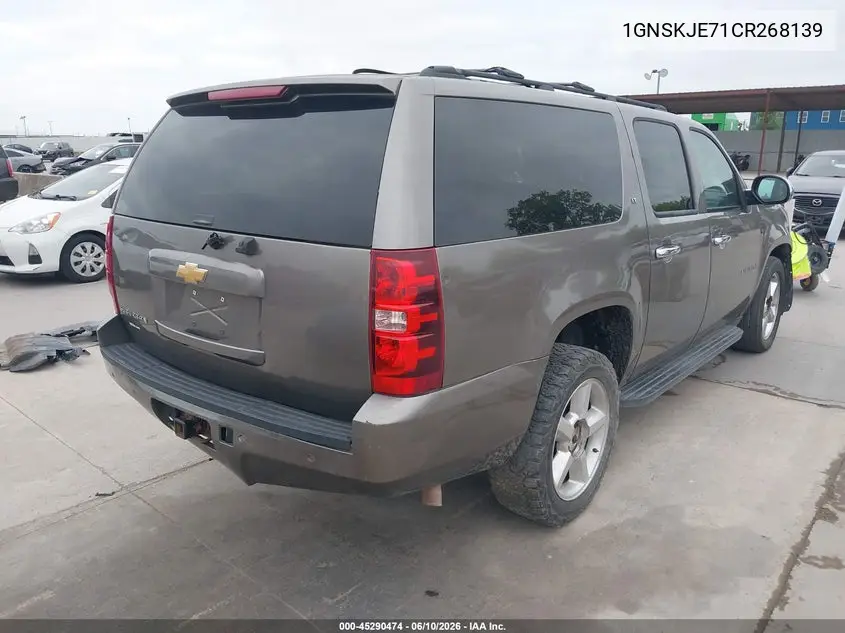 2012 Chevrolet Suburban 1500 Lt VIN: 1GNSKJE71CR268139 Lot: 45290474