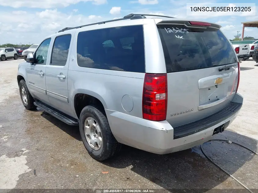 2014 Chevrolet Suburban 1500 Lt VIN: 1GNSCJE05ER123205 Lot: 45552817