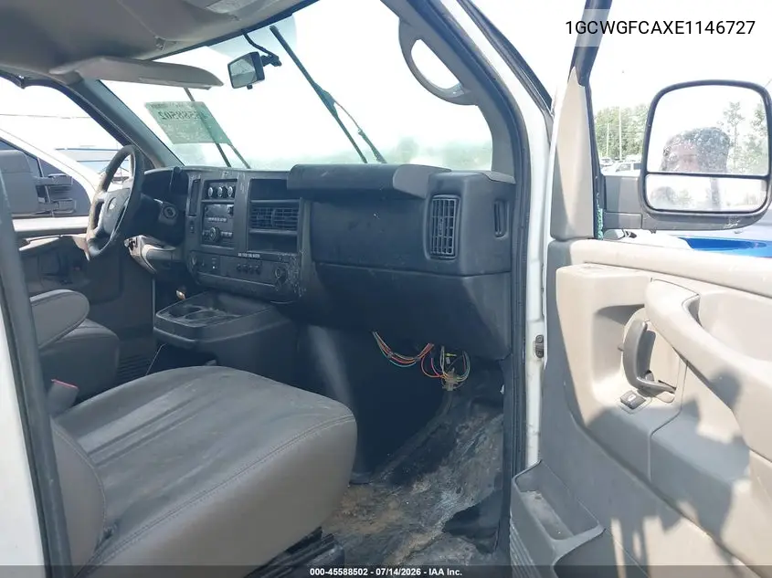 2014 Chevrolet Express 2500 Work Van VIN: 1GCWGFCAXE1146727 Lot: 45588502