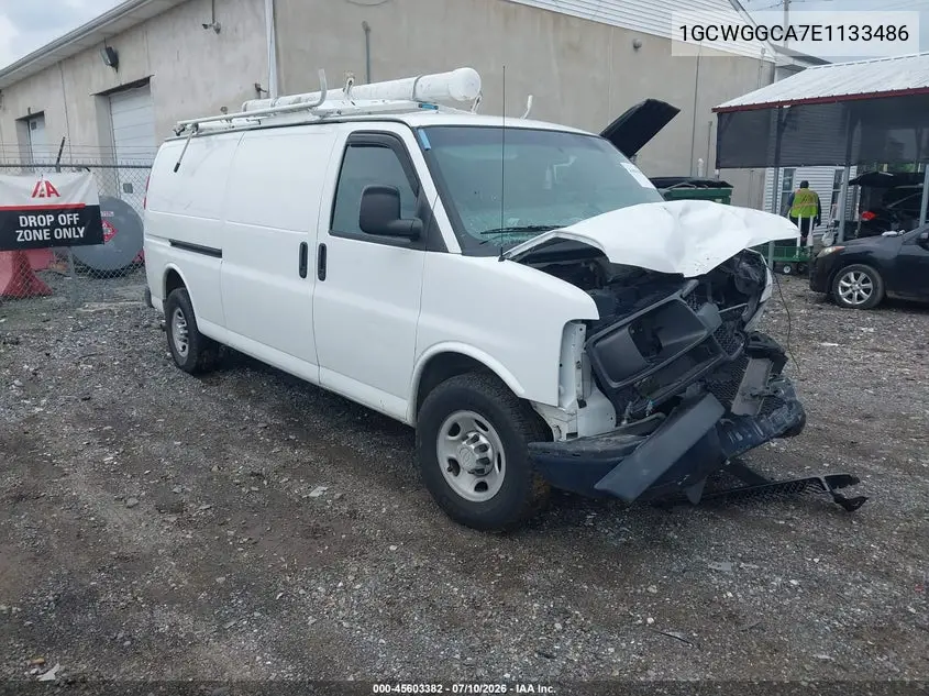 2014 Chevrolet Express 2500 Work Van VIN: 1GCWGGCA7E1133486 Lot: 45603382