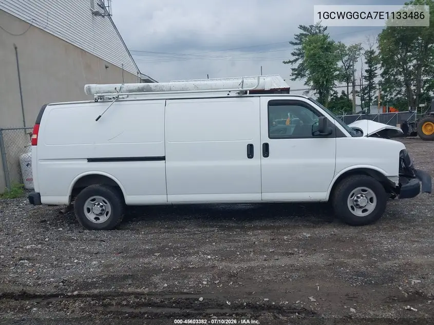 2014 Chevrolet Express 2500 Work Van VIN: 1GCWGGCA7E1133486 Lot: 45603382