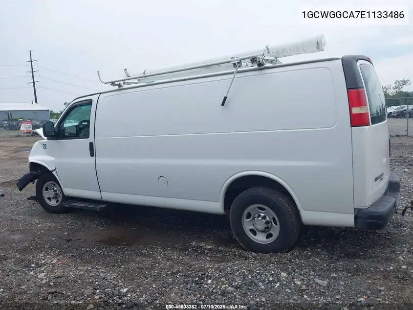 2014 Chevrolet Express 2500 Work Van VIN: 1GCWGGCA7E1133486 Lot: 45603382