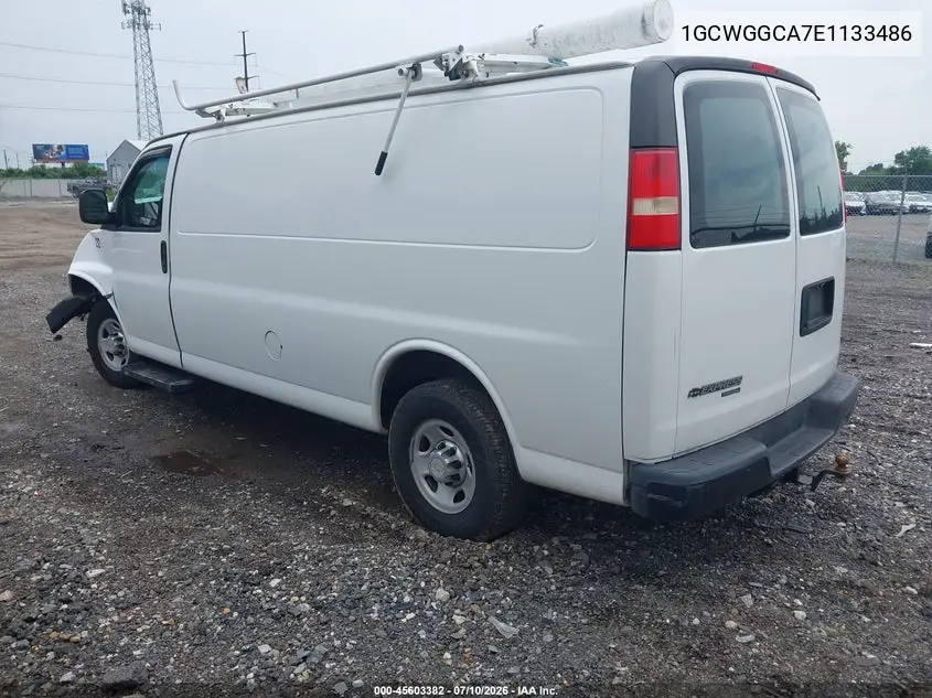 2014 Chevrolet Express 2500 Work Van VIN: 1GCWGGCA7E1133486 Lot: 45603382
