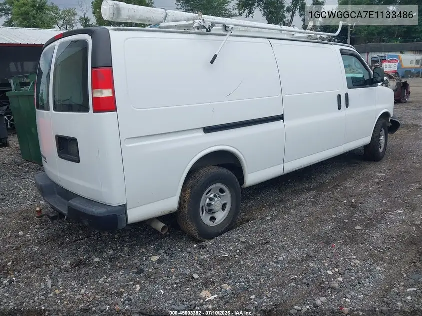 2014 Chevrolet Express 2500 Work Van VIN: 1GCWGGCA7E1133486 Lot: 45603382