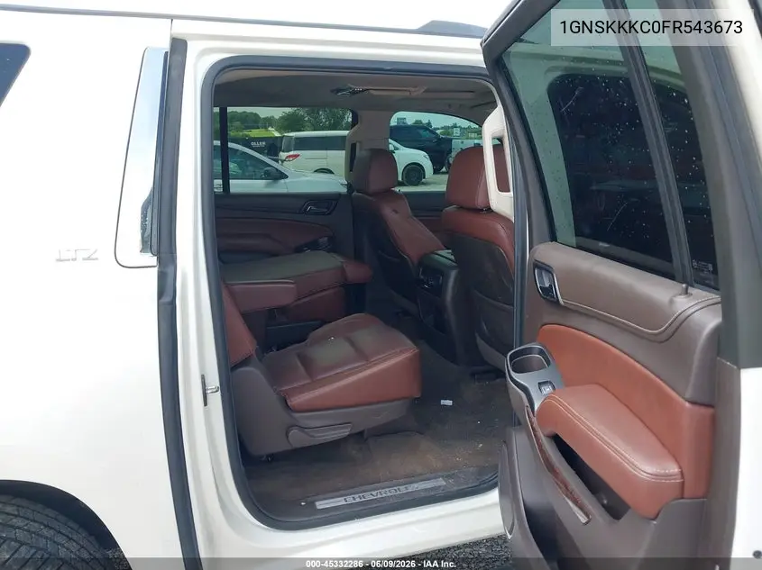 2015 Chevrolet Suburban 1500 Ltz VIN: 1GNSKKKC0FR543673 Lot: 45332286