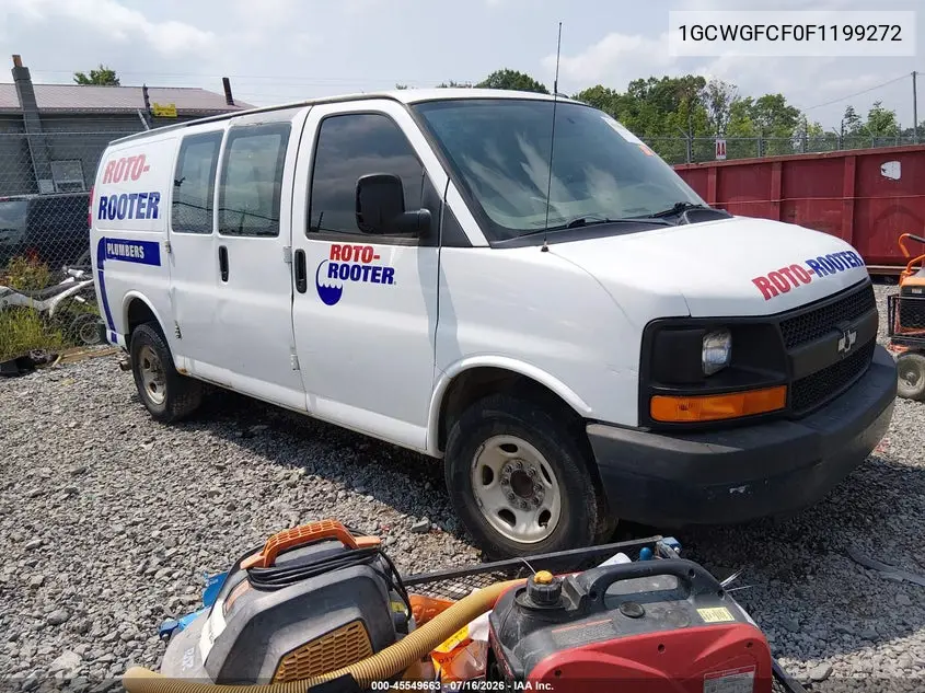 2015 Chevrolet Express 2500 Work Van VIN: 1GCWGFCF0F1199272 Lot: 45549663