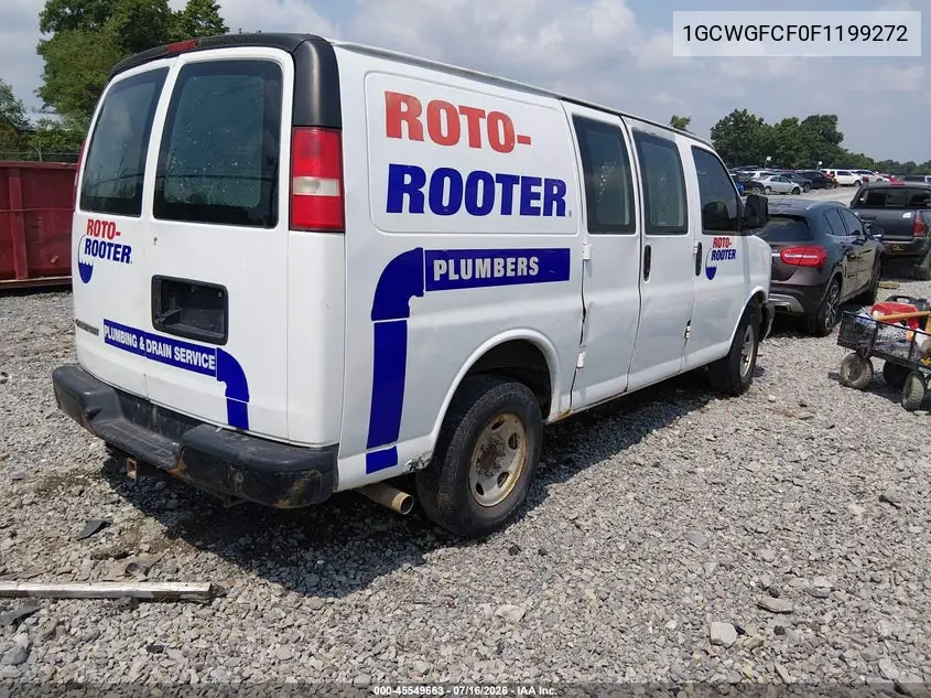 2015 Chevrolet Express 2500 Work Van VIN: 1GCWGFCF0F1199272 Lot: 45549663