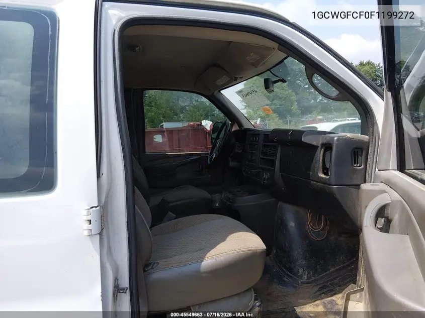 2015 Chevrolet Express 2500 Work Van VIN: 1GCWGFCF0F1199272 Lot: 45549663