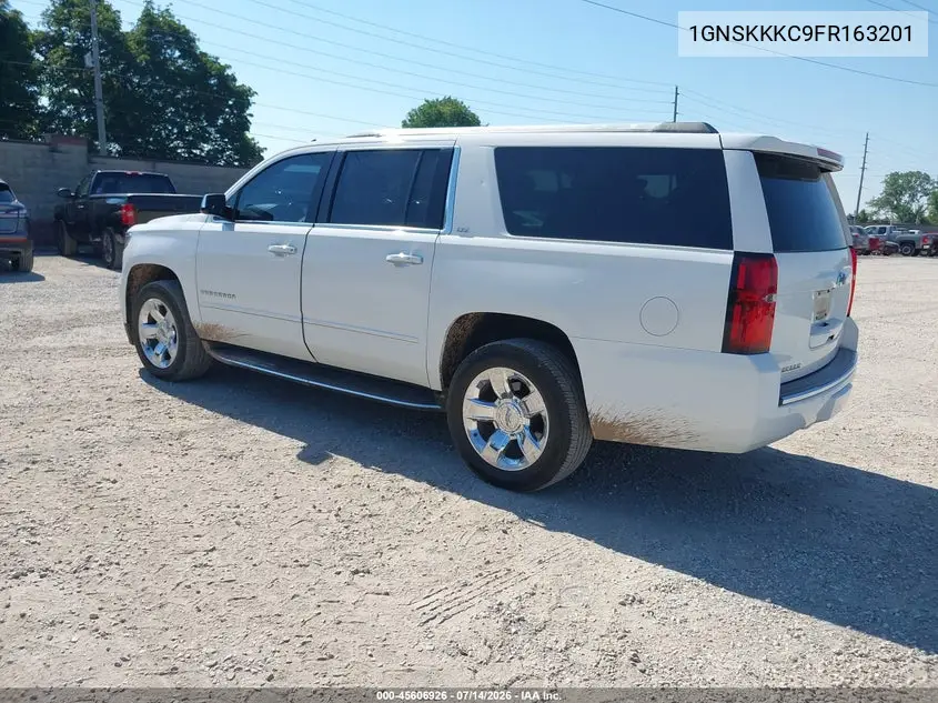 2015 Chevrolet Suburban 1500 Ltz VIN: 1GNSKKKC9FR163201 Lot: 45606926