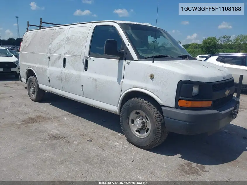 2015 Chevrolet Express 2500 Work Van VIN: 1GCWGGFF5F1108188 Lot: 45647737
