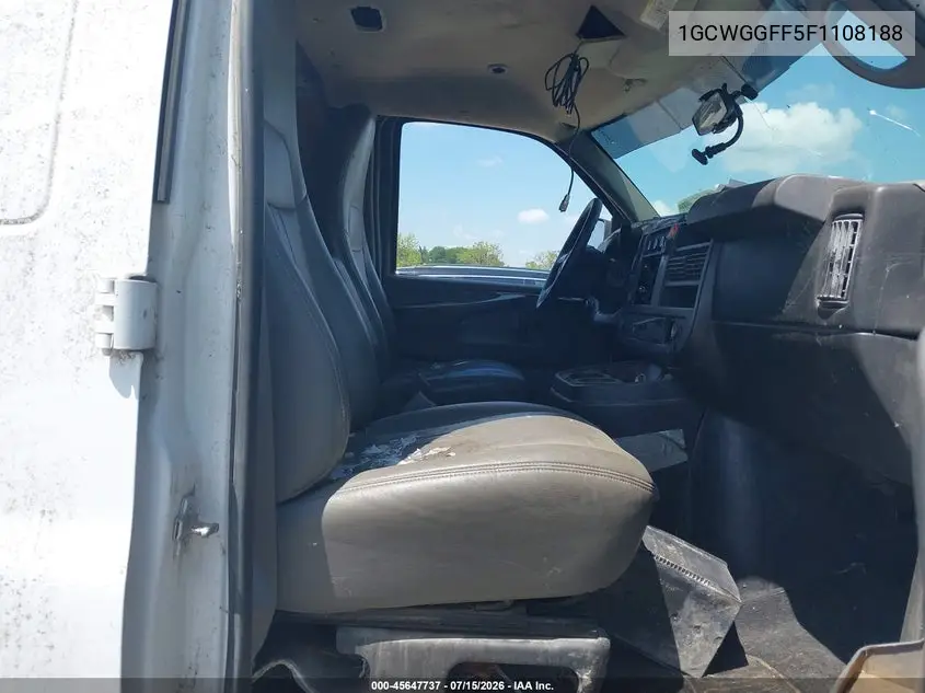 2015 Chevrolet Express 2500 Work Van VIN: 1GCWGGFF5F1108188 Lot: 45647737