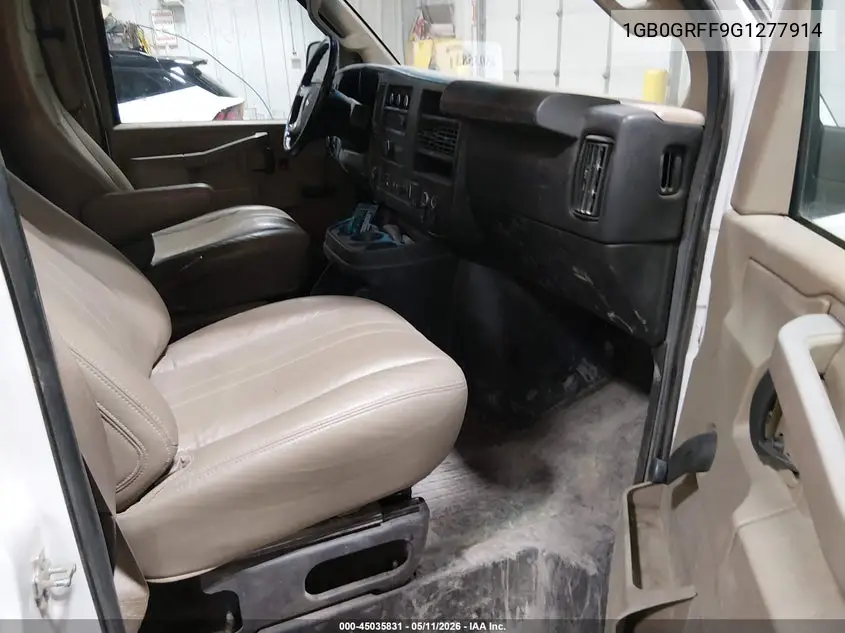 2016 Chevrolet Express Cutaway 3500 VIN: 1GB0GRFF9G1277914 Lot: 45035831