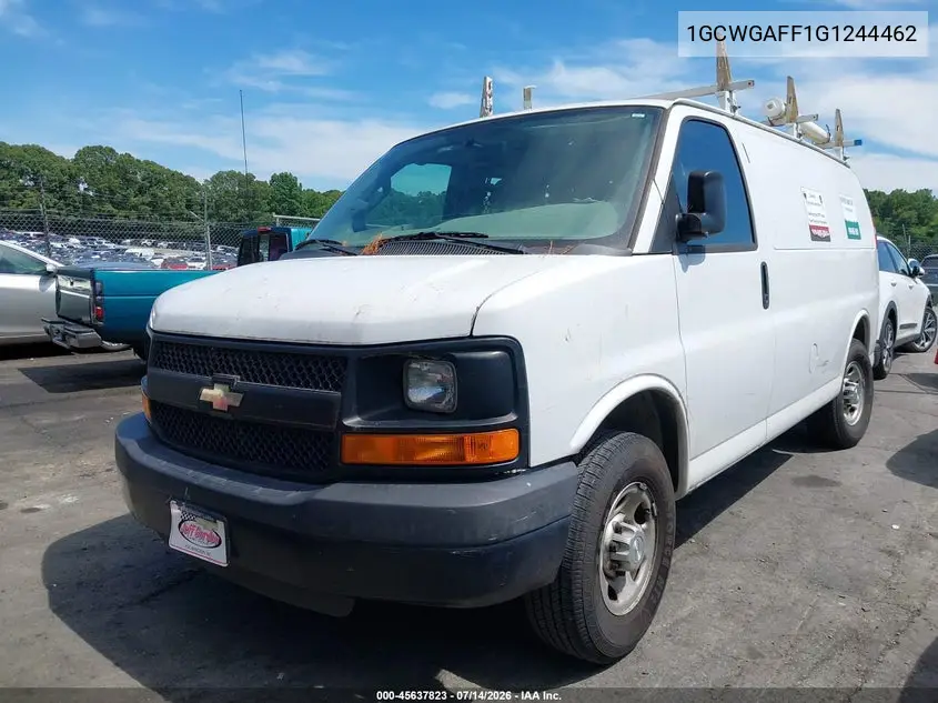 2016 Chevrolet Express 2500 Work Van VIN: 1GCWGAFF1G1244462 Lot: 45637823