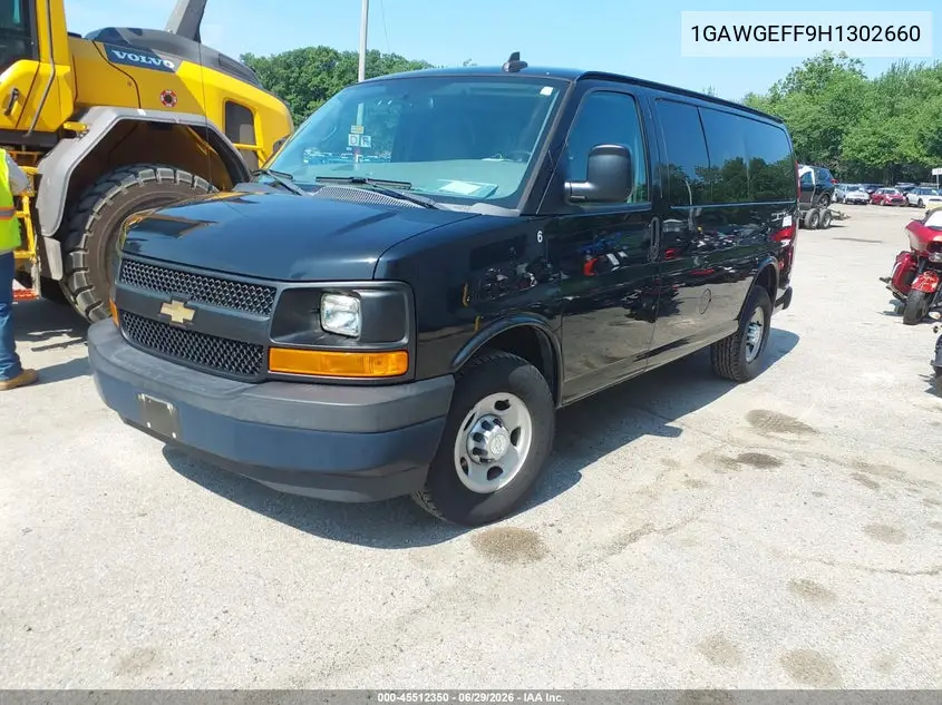 2017 Chevrolet Express 2500 Ls VIN: 1GAWGEFF9H1302660 Lot: 45512350