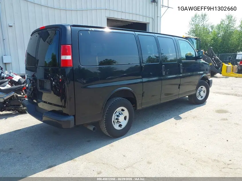 2017 Chevrolet Express 2500 Ls VIN: 1GAWGEFF9H1302660 Lot: 45512350