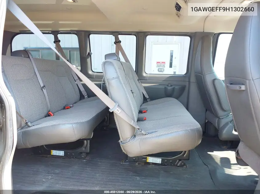 2017 Chevrolet Express 2500 Ls VIN: 1GAWGEFF9H1302660 Lot: 45512350