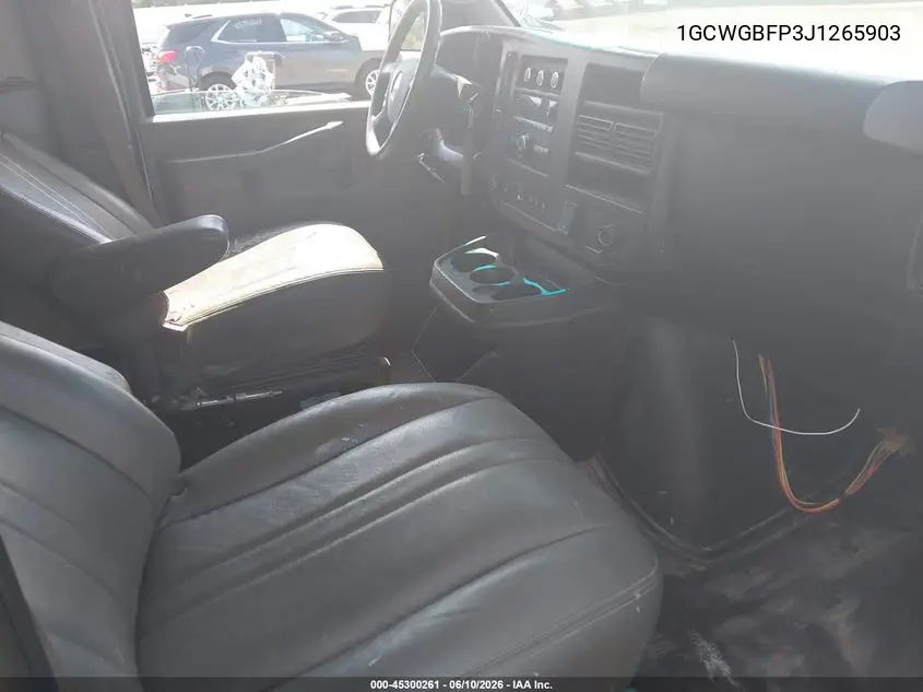 2018 Chevrolet Express 2500 Work Van VIN: 1GCWGBFP3J1265903 Lot: 45300261