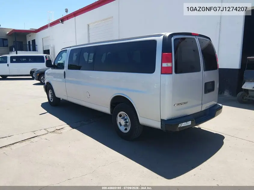 2018 Chevrolet Express 3500 Ls VIN: 1GAZGNFG7J1274207 Lot: 45605195