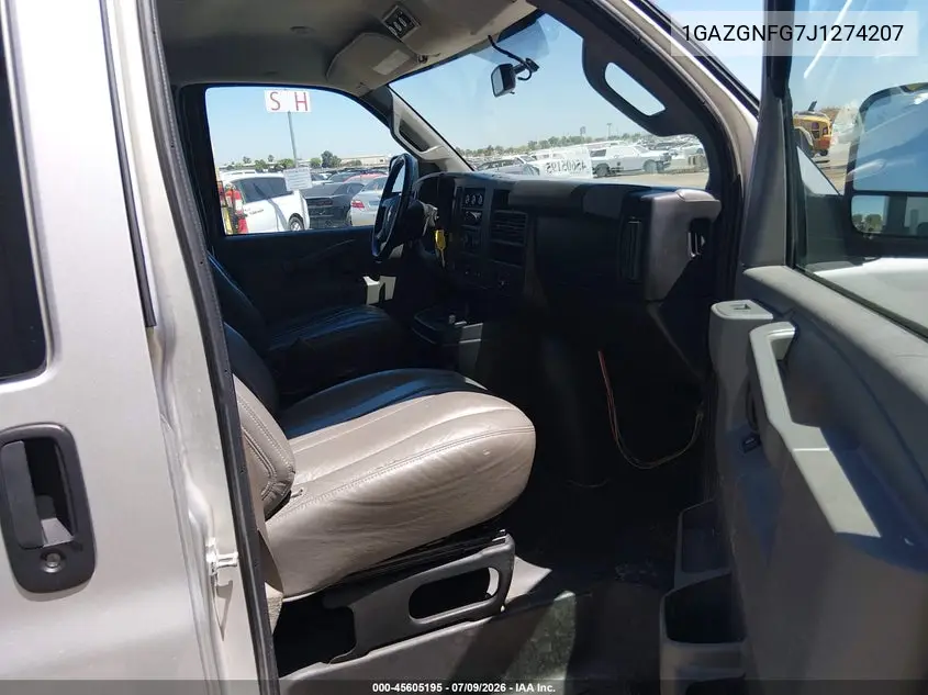 2018 Chevrolet Express 3500 Ls VIN: 1GAZGNFG7J1274207 Lot: 45605195