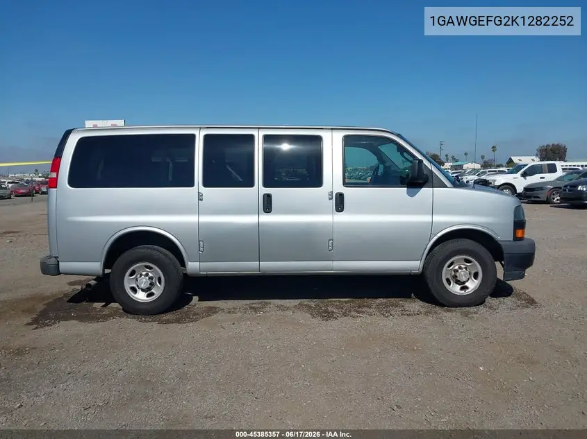 2019 Chevrolet Express 2500 Ls VIN: 1GAWGEFG2K1282252 Lot: 45385357