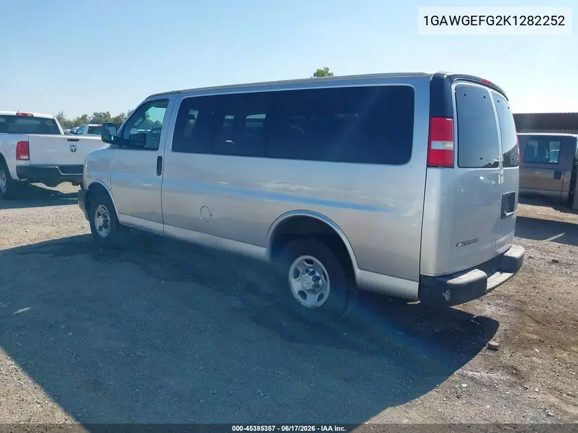 2019 Chevrolet Express 2500 Ls VIN: 1GAWGEFG2K1282252 Lot: 45385357